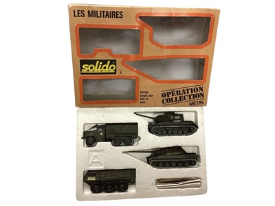 Lot 1743 - Solido diecast military vehicles, all with boxes (25 items)