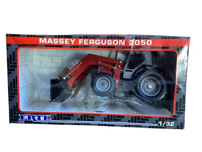 Lot 1749 - ERTL 1:43 scale Vintage Vehicles diecast tractors (x8), 1:32 scale Massey Ferguson 3050 and 1:43 scale SchuccoFendt Dieselross, all boxed (10 items)