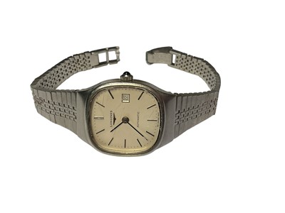 Lot 122 - Vintage ladies' Longines automatic stainless steel wristwatch