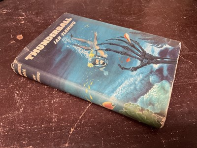 Lot 1302 - Ian Fleming - Thunderball, London: The Book Club, 1961, copyright Glidrose Productions Ltd. Publisher's orig. cloth in unclipped dust wrapper