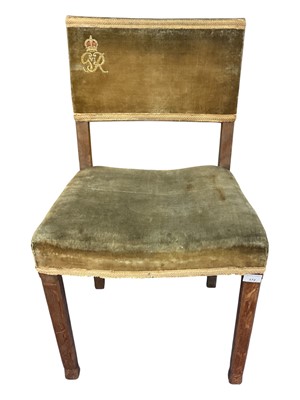 Lot 172 - H.M. George VI 1937 Coronation chair used by the Bishop of Bradford