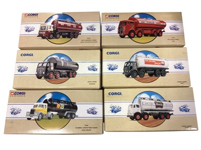 Lot 1763 - Corgi Classics 1:50 scale diecast vehicles Commercial Tankers & Lorries, all boxed (14)