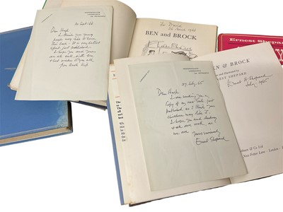 Lot 1309 - Ernest Shepard: Interesting group of books and letters by family descent