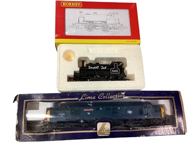 Lot 1765 - Hornby OO Gauge 0-4-0ST BR Class 0F Smokey Joe saddle tank engine, boxed R782, Lima BR Logo Class 37 diesel Loch Lomond 37043, plus Trackside & Days Gone diecast vehicles, all boxed (1 box)<...
