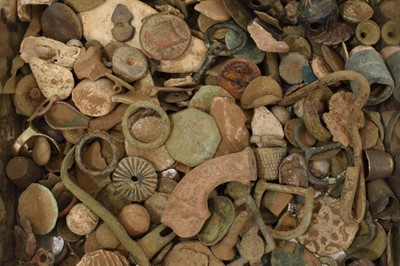Lot 889 - Collection of metal detecting finds