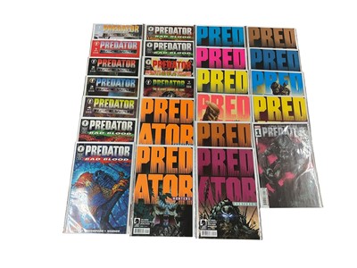 Lot 2853 - One box of modern comics to include a large amount of Marvel Comics (The Punisher), Dark horse comics (Predator) and others. Approximately 175 comics mostly bagged and boarded.