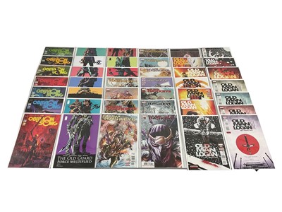 Lot 2856 - One box of modern comics to include Image comics " Oblivion Song, The Old Guard, Paper Girls" Marvel " Old man Hawkeye, Old man Logan, Original Sin" DC Comics " The Omega Men" and others. Approx...