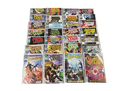 Lot 2855 - One box of modern DC Comics Justice League (2011) issues #1 - #52, Justice League rebirth (2016) issues #1 - #43, Justice League new justice issues #1 - #56. Justice League Dark & Justice Le...