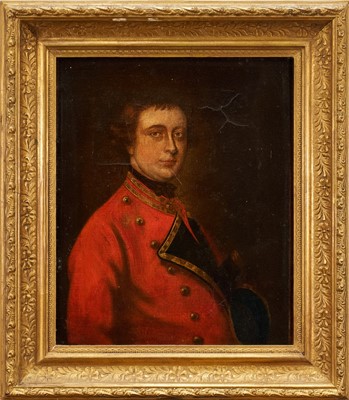 Lot 1257 - After Thomas Gainsborough (1727-1788) oil on canvas, portrait of Colonel Henry Townshend, 34.5cm x 28.5cm, in gilt frame