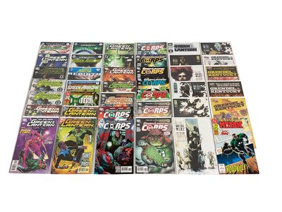 Lot 2864 - One box of modern comics to include DC Comics (Green Arrow, Green Lantern), Marvel Comics (Guardians of the Galaxy, Namor, Guardians of Knowhere), Radical comics (Hercules) and others. Approxima...