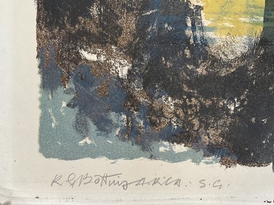 Lot 30 - Roy Godfrey Botting (1909-1999) signed limited edition lithograph, 'Woman at a Window', 1/10, 39cm x 49cm, unframed