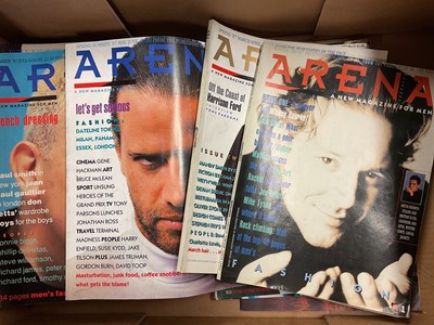 Lot 1111 - Three boxes magazines - 100+ Face, Arena and Blitz magazines 1981-1990