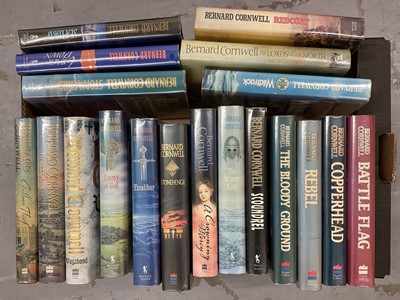 Lot 1341 - Bernard Cornwell - Collection of hardback publications, all first editions, two boxes