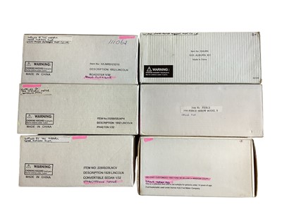 Lot 1774 - Historic Motor Museum Mint 1:32 scale 1930s-1950s American vintage model vehicles, in delivery packaging (20)