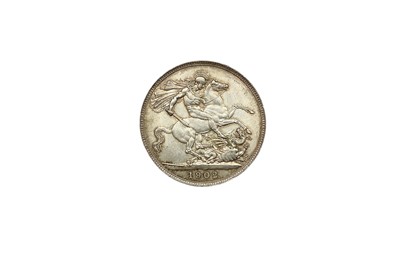 Lot 463 - G.B. - Edward VII silver Crown 1902, nicely toned GEF-AU (1 coin)