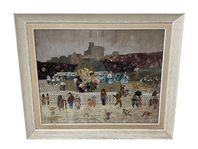 Lot 987 - Attributed to Joyce Clissold (1905-1982) textile with collage