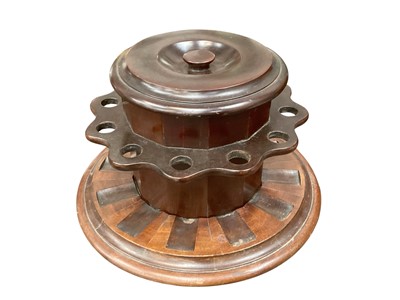 Lot 2903 - Dunhill mahogany patent "airtight" pipe rack