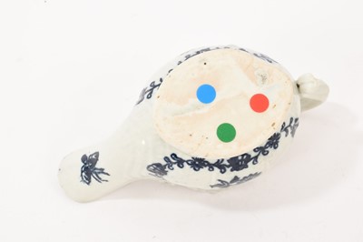 Lot 5063 - 18th century English porcelain sauceboat