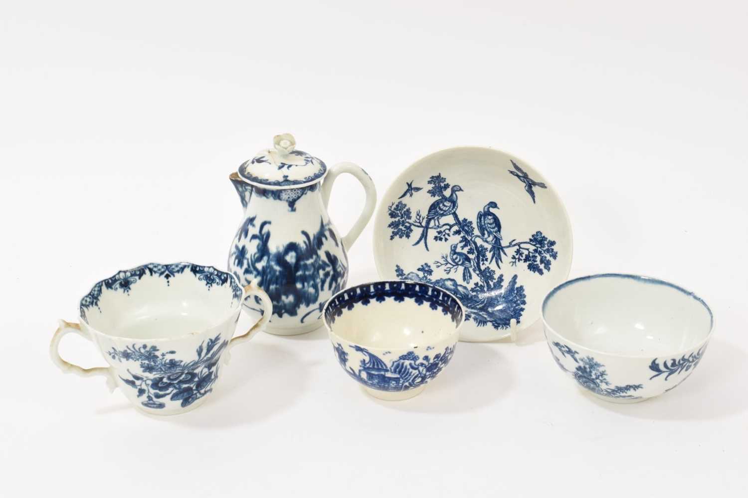 Lot 5068 - Various Worcester porcelain - cream jug and cover, etc