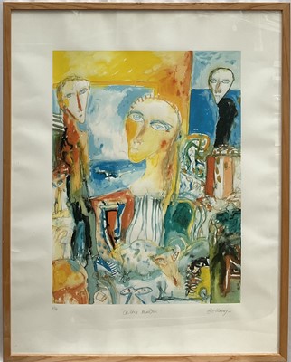 Lot 1290 - *John Bellany (1942-2013) signed limited edition print - Celtic Maiden, 62/80, 69cm x 51cm, glazed frame. Provenance: From friends of the artist