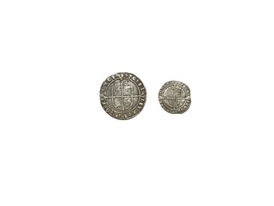 Lot 466 - G.B. - Hammered silver coins of Elizabeth I to include Six Pence m/m Eglantine 1574 (N.B. Weak date & light crease) otherwise AVF & Three Pence m/m Eglantine 1574 AVF (2 coins)