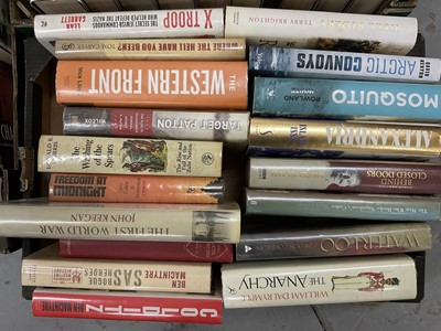 Lot 1322 - Hardback books, predominantly history and biographies. (4 boxes)