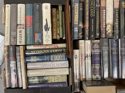 Lot 1323 - Hardback books, predominantly biography. (2 boxes)