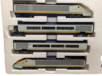 Lot 1818 - Hornby OO Gauge Track Packs including Eurostar with Starter Oval + Tracks Packs A & B and play mat ~ R1013 and GWR Mixed Traffic with Starter Oval + Track Pack A and play mat ~ R1000, both b...