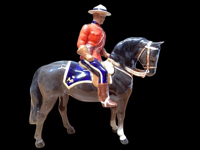 Lot 2245 - Beswick Canadian Mountie on horseback, model no. 1375, 21.5cm high