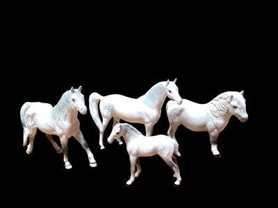 Lot 2247 - Two Beswick and two Royal Doulton horses (4)