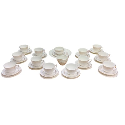 Lot 545 - Royal Worcester gold Chantilly pattern tea service