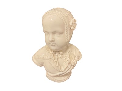 Lot 5153 - German porcelain bust of Prince Louis Charles de Bourbon