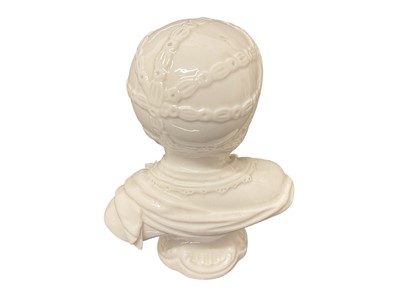 Lot 5073 - German porcelain bust of Prince Louis Charles de Bourbon
