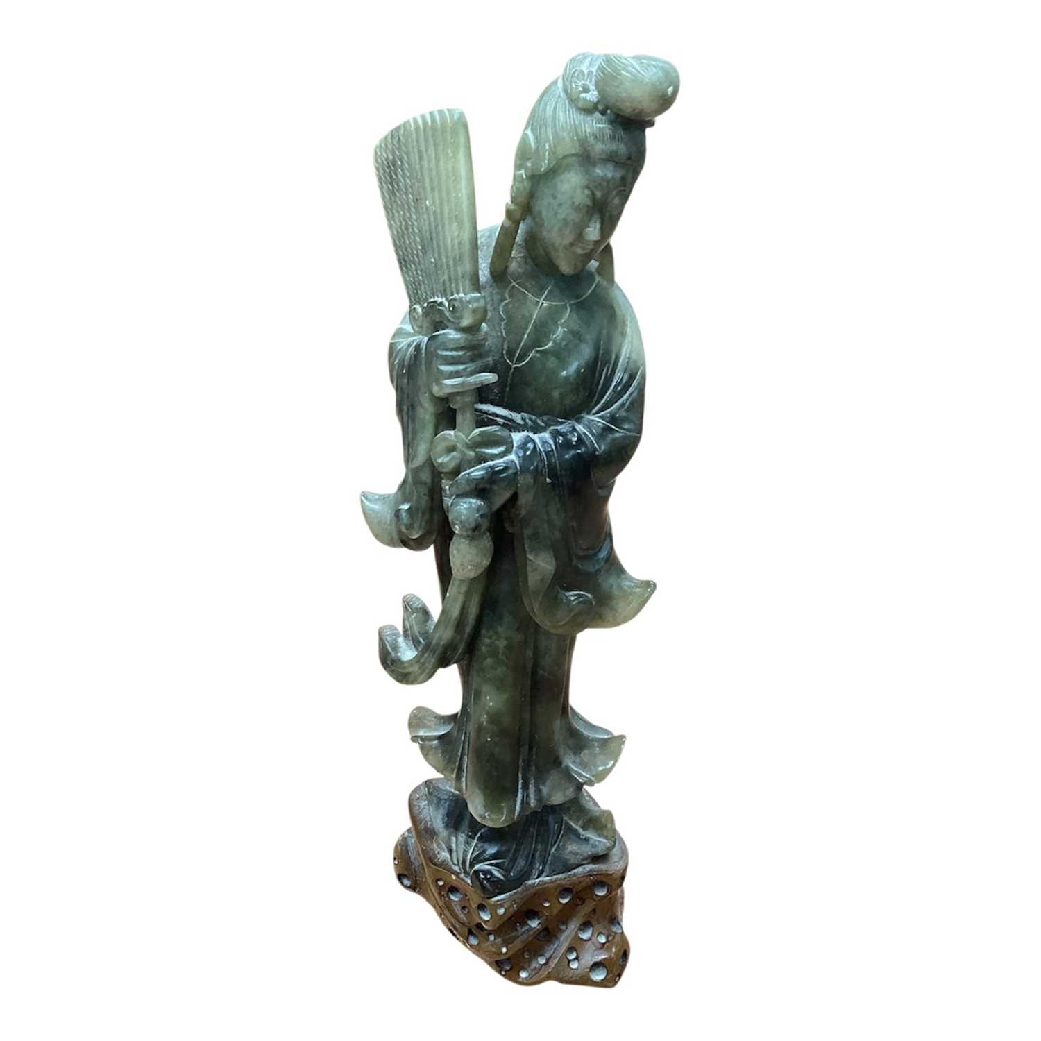 Lot 5141 - Soapstone figure