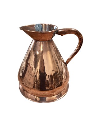 Lot 5116 - Large copper flagon