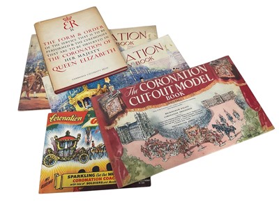 Lot 1353 - Collection of Elizabeth I| Coronation procession cut out model books