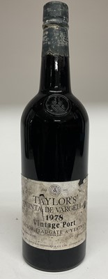 Lot 104 - Taylor's 1978 Vintage Port, one bottle