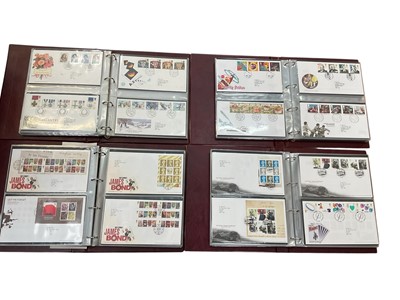 Lot 1144 - Stamps collection of modern GB illustrated First Day Covers in 5 albums plus loose and World on pages.