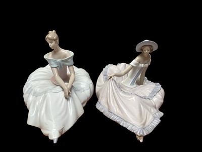 Lot 2284 - Two large Nao porcelain figures - Hope no.1266 and Grace no.1265, both boxed