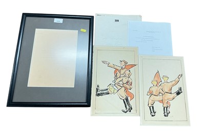 Lot 858 - Scarce 1930's NSDAP (Nazi) party document signed in ink by Adolf Hitler, the typed document dated 20th January 1938 appoints 66 members of foreign states