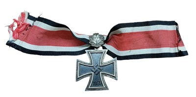Lot 716 - Nazi German Knights Cross of the Iron Cross Medal, stamped 800 to the reverse side.