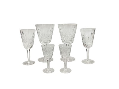 Lot 2305 - Waterford Crystal Lismore pattern part table service - 31 pieces