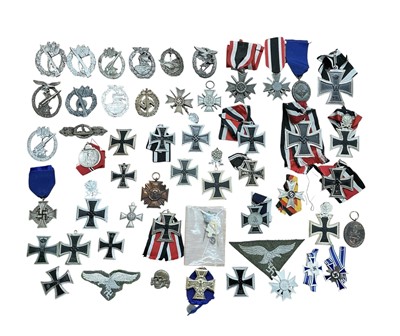 Lot 729 - Collection of assorted Imperial and Nazi German medals and badges, (1 box).