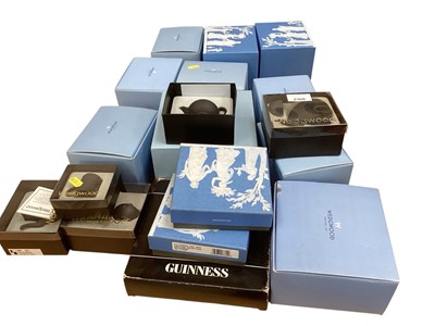 Lot 2360 - Collection of Wedgwood jasperware, mostly miniature teapots, all boxed