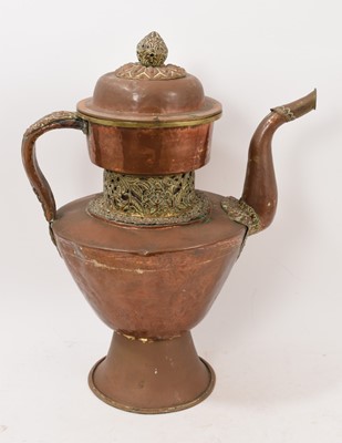 Lot 1009 - Tibetan copper teapot