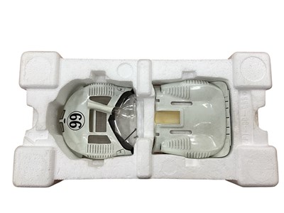 Lot 1834 - Exoto 1:18 scale Racing Legends Chaparral, boxed with outer box, Grand Prix Classics Lotus Ford Types 49 & 49B, plus Quartzo Lotus Type 49B, boxed 18210 (4)