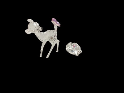 Lot 2314 - Swarovski Disney Bambi with butterfly, boxed
