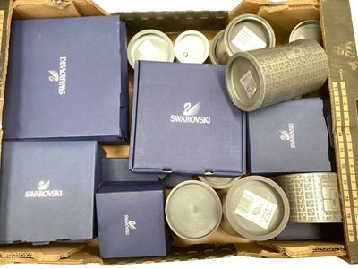 Lot 2317 - Large collection of Swarovski Crystal ornaments including animals, all boxed
