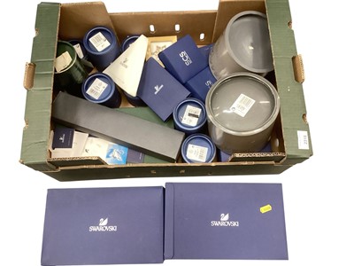 Lot 2318 - Large collection of Swarovski Crystal items including Christmas decorations etc