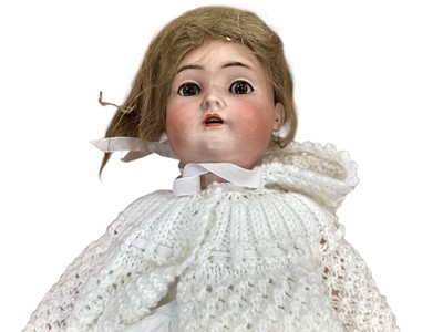 Lot 1877 - Dolls including large Armand Marseille 518 / 10K 320 doll plus Bruno Schmidt doll. All bisque heads and composite bodies